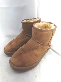 ＆UGG CLASSIC MINI 5854 ムートンブーツ W6 ベージュ系