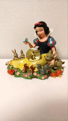 ディズニー　白雪姫フィギュア　オルゴール付き置物　希少
