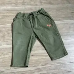 フタフタ　カーキ　ズボン　80
