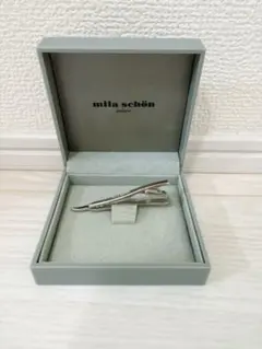 【新品未使用】mila schon ネクタイピン 専用ケース付き