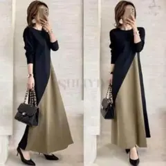 aラインワンピース ロングワンピース