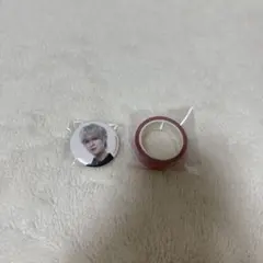 INI 佐野雄大 カプセルトイ ミニ缶バッジ・マスキングテープ