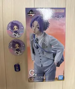 ブルーロック 一番くじ 御影玲王 フィギュアアクスタ缶バッジパスケース セット 一番くじ ブルーロック 御影玲王 パスケース 缶バッジ クリア