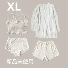 【新品未使用】レディース 水着 4点セット XLのサムネイル