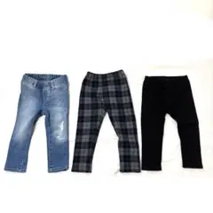 子ども服 ズボン ユニクロ ギャップ しまむら 90〜95 暖パン デニム