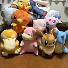 ポケットモンスター めちゃもふぐっとぬいぐるみ〜コダック～　5体セット ポケットモンスター もふぐっと くつろぎタイムぬいぐるみ～コダック