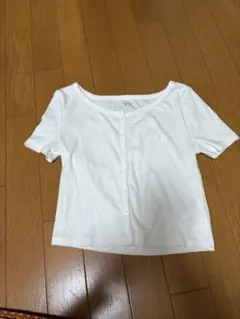GAP リブクロップドTシャツ