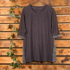 COPAIN　コパン　ボーダー チュニック　ワンピース　半袖