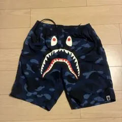 A BATHING APE シャーク ショートパンツ ブルーカモのサムネイル