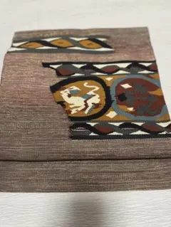 再おねさげ！綴れ織　八寸名古屋帯　正絹