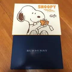 BURBERRY LONDON＆SNOOPY　タオルセット