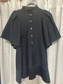 Ame no chi Hare アメノチハレ リボンカラーソフトブラウス 新品