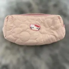 Sanrio ハローキティ　キルティングポーチ　ペンケース