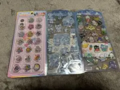 サンリオ ドロップジュエリーシール おはじきシール 3点セット