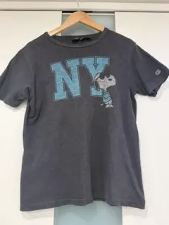ヴィンテージ　Champion スヌーピー NY Tシャツ　ブラック　M