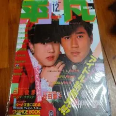 平凡 12月号 雑誌表示デザイン　ブリキ看板