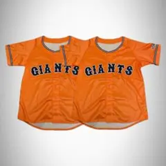 セット販売 読売ジャイアンツ 巨人 ユニフォーム ベースボールシャツ 応援 橙魂