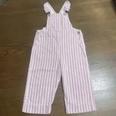 ZARA kids オーバーオール ピンクストライプ 92cm