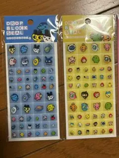 タイルシール　たまごっち2枚セットDROPBLOCKSEAL