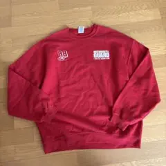 古着トレーナーサイズLぐらい前に小さい穴があります