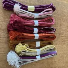 房付き帯締め8本セット