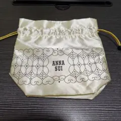 ANNA SUI 巾着 ポーチ アイボリーのサムネイル