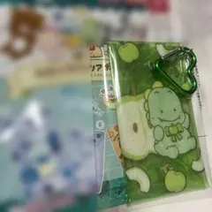 San-X カラビナ付きクリアポーチ カイジュウパラダイス