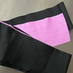着物屋さんで購入した黒と紫の浴衣帯