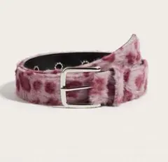 leopard fur belt y2k opium archive