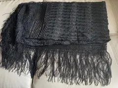 ゆ1799⭐️ストール❤️ショール❤️美品❤️ドレス❤️結婚式⭐️オシャレ⭐️ラメ⭐️大判サイズ