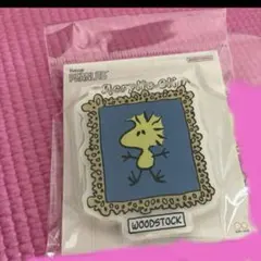 スヌーピー　ウッドストック　アクリルクリップ　絵画　美術　額縁