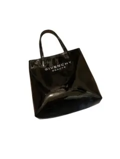 GIVENCHY BEAUTE エナメル トートバッグ ブラック