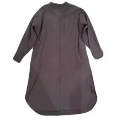 Relume グレー 長袖 シャツワンピース シンプル 無地