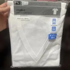 【未使用2枚セット】UNIQLOメンズドライメッシュVネックT