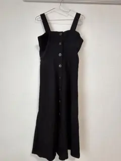 ベロア　ブラック　ワンピース