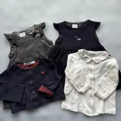 ファミリア　ジャンパースカート2枚　ブラウス1枚　カーディガン1枚　大幅お値下げ