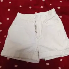 ショートパンツ/コーデュロイ/白/ホワイト