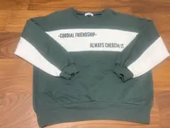 匿名配送 PINK-latte トレーナー グリーン S 160cm