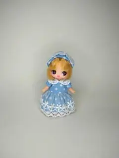 2078☆　ハンドメイド　ぷちリカちゃん　服　ワンピース