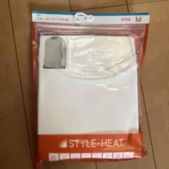 GU STYLE-HEAT クルーネック長袖Tシャツ Mサイズ