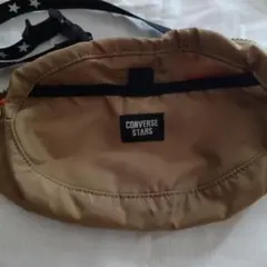 CONVERSE STARS ボディバッグ ベージュ
