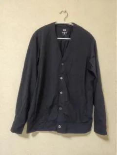 エアリズム　カーディガン　UNIQLO メンズMサイズ　ブラック