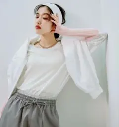 LEPSIM 袖切り替えプルオーバー