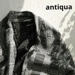 最終値下げ【美品】✨️antiqua✨️ジャガード織りジャケット ￥4950→