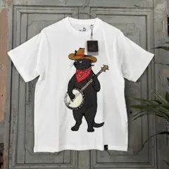 新品！2番 レディース キッズ バンジョー 猫 Tシャツ ゴースローキャラバンのサムネイル