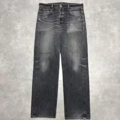 リーバイス501 Levis W33 ブラックデニム 黒 古着 ヒゲ 21079 - メルカリ