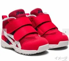 【セール中♪】アシックス　スクスク　ファーストシューズ　赤色