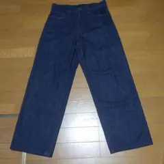 UNIQLO デニム ワイドストレートジーンズ W29