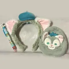 ディズニー ジェラトーニ カチューシャ 6色ボールペン リュック型キーチェーン