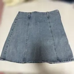 デニムスカート 台形スカート